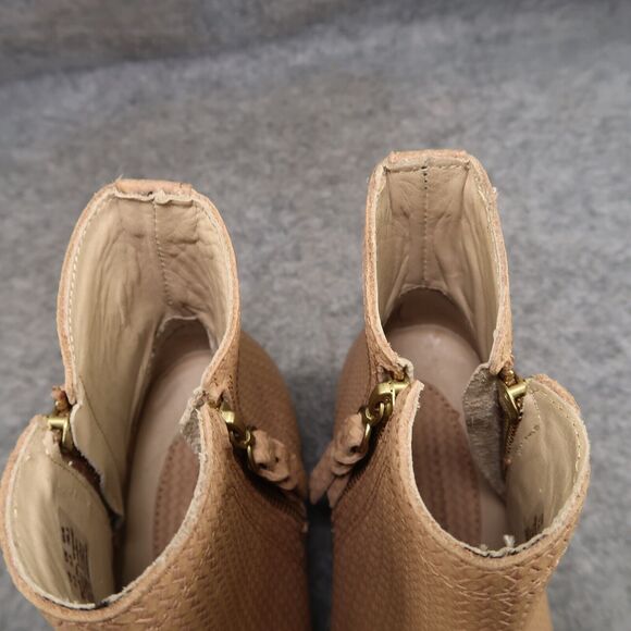 Wolverine Shoes Womens 7.5 Bootie Fashion Classic Textured Leather Brown Artisan - Picture 15 of 16